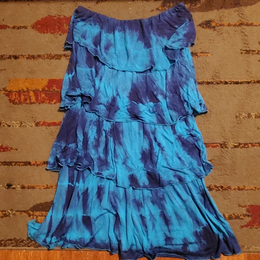 Strapless Tie-Dye
